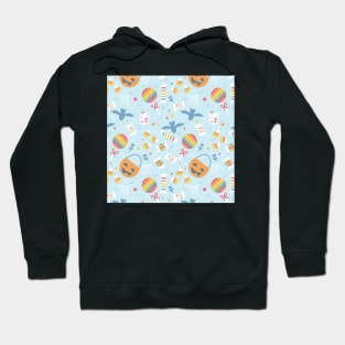 Pastel Halloween Pattern Hoodie